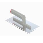 LLANA DE ACERO INOXIDABLE MANGO DE PLÁSTICO 10MM X 10MM