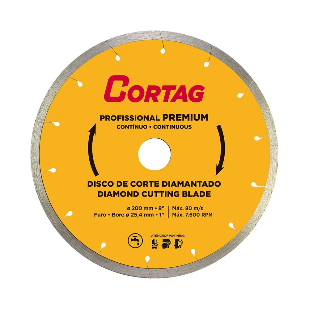 Diamantado Contínuo 254 DISCO DE CORTE DIAMANTADO CONTÍNUO 254MM - Imagen 1