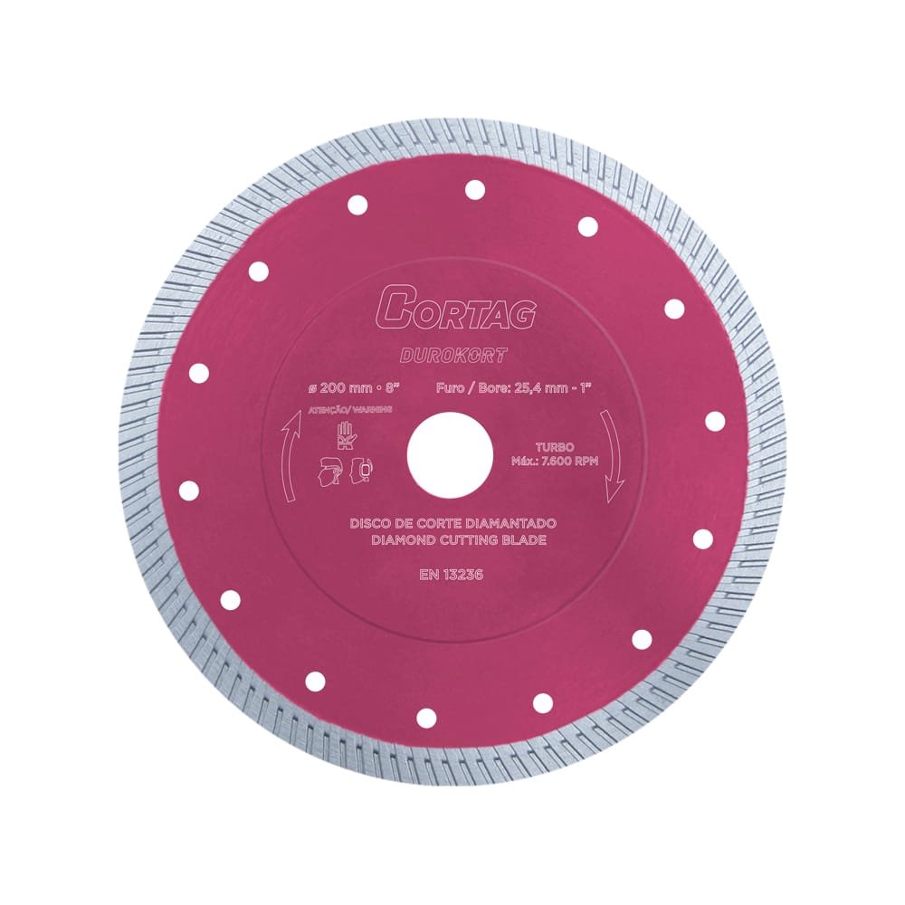 Durokort-200-mm DISCO DIAMANTADO TURBO - 200 x 25,4 mm DUROKORT - Imagen 1