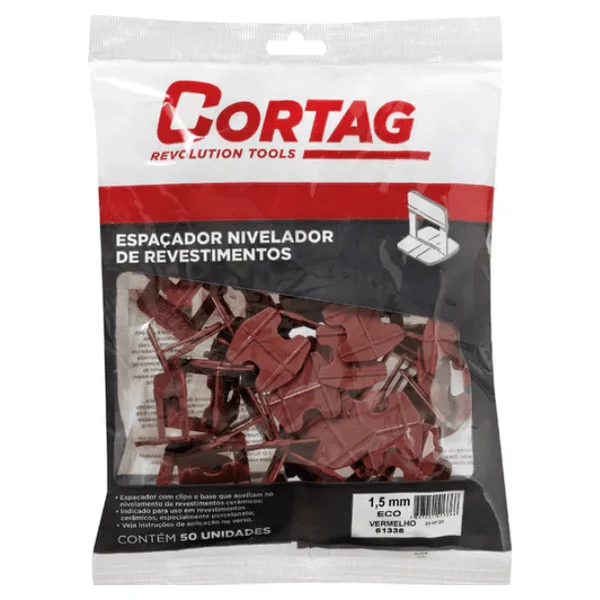 separador-eco-para-nivelar-color-rojo-de-15-mm-bolsa-50-unds-cortag-ref-61336-markemstore-604003006-542924 ESPACIADOR ECO P/NIVELAR ROJO DE 1,5 MM BLS. 50 UN - Imagen 1